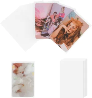 200 Micron Kpop Photocard Sleeves 59x90mm, 100 Packs