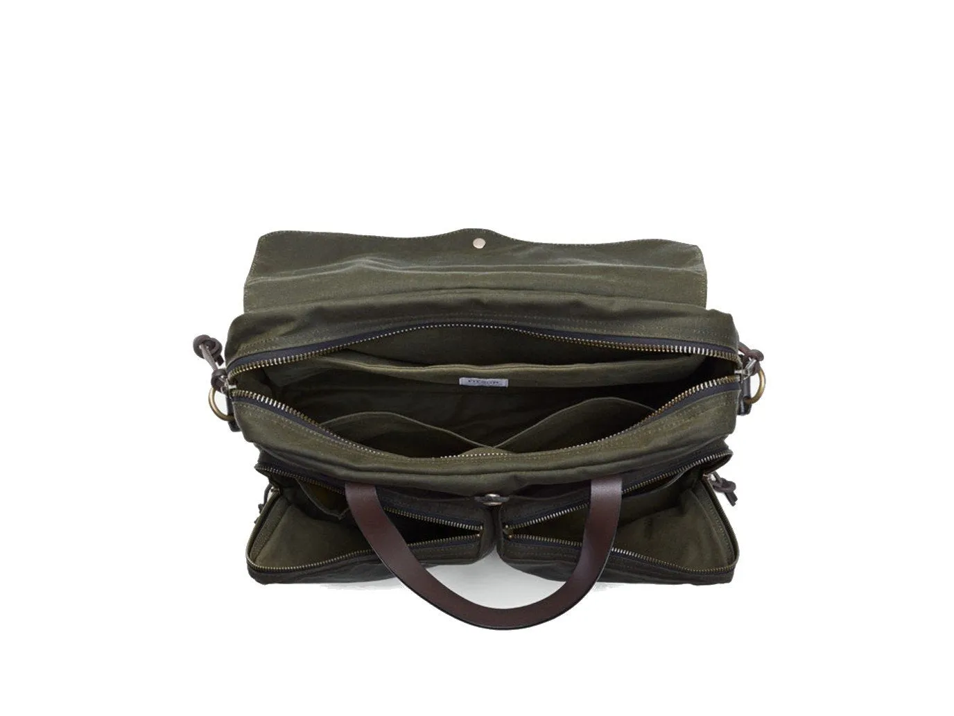 24-hour Tin Cloth Briefcase Otter Green