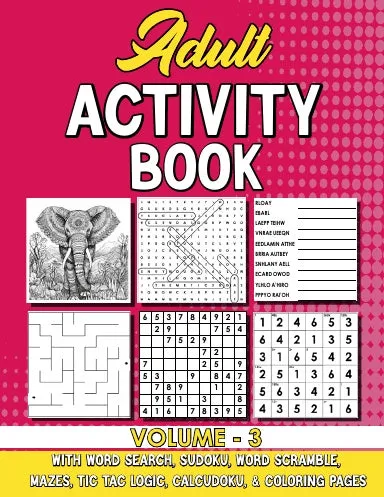 Adult Activity Book Volume - 3