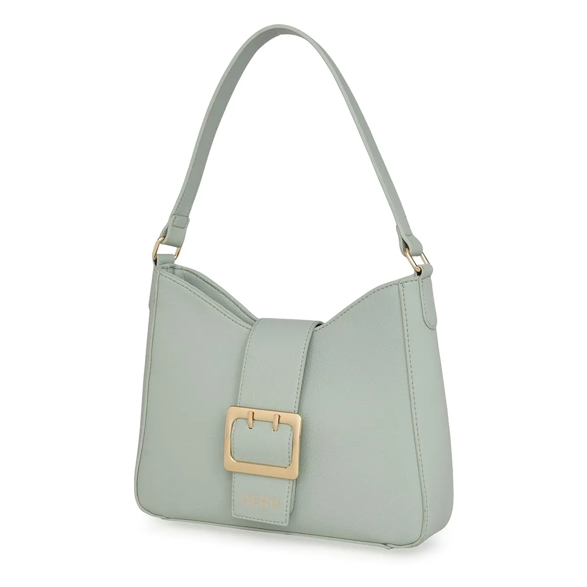 AEROPOSTALE Enid Women PU Baguette Handbag - Mint