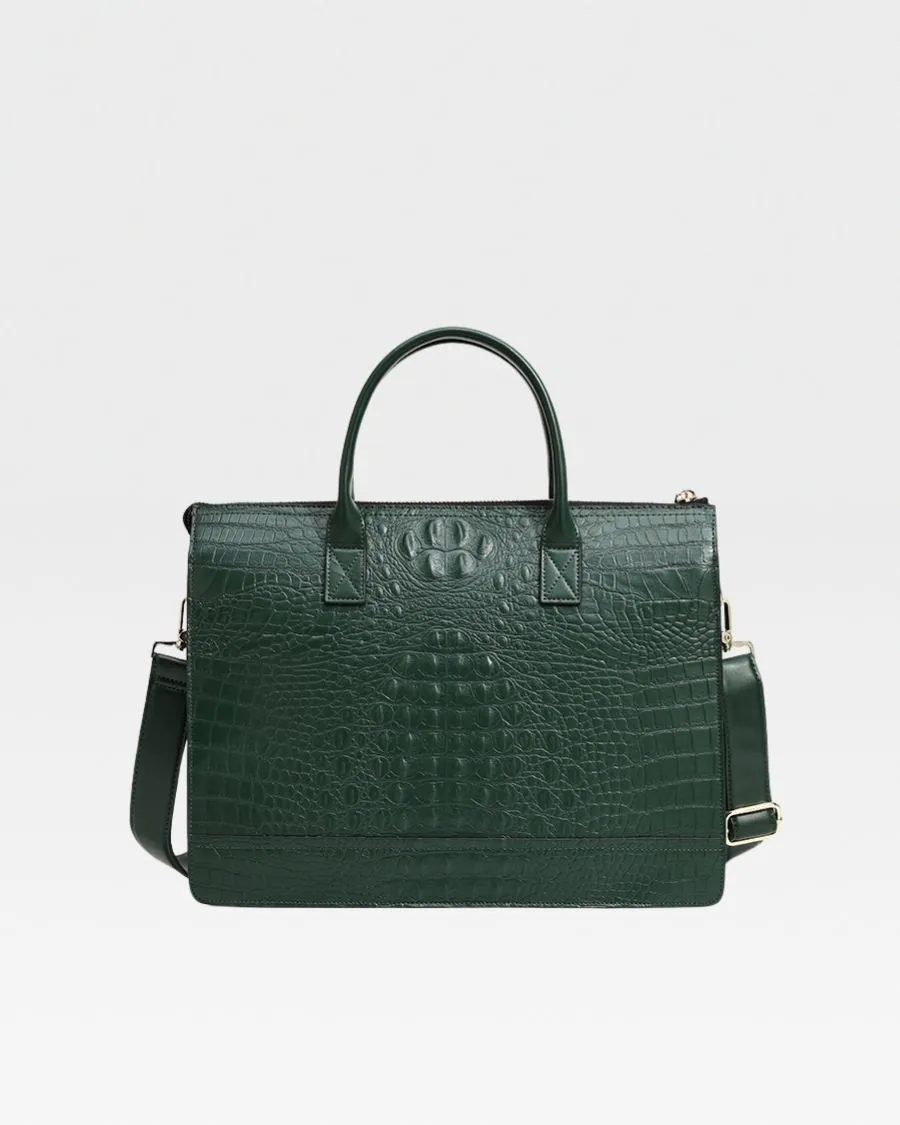 Apollo 2 Laptop Bag in Emerald Green