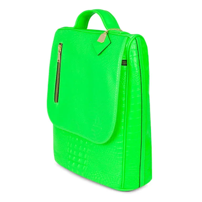 Apollo Neon Green Backpack