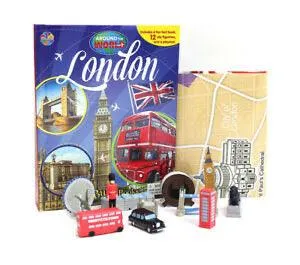 Around the World LONDON-My Busy Books (includes board book box with 12 city figurines)