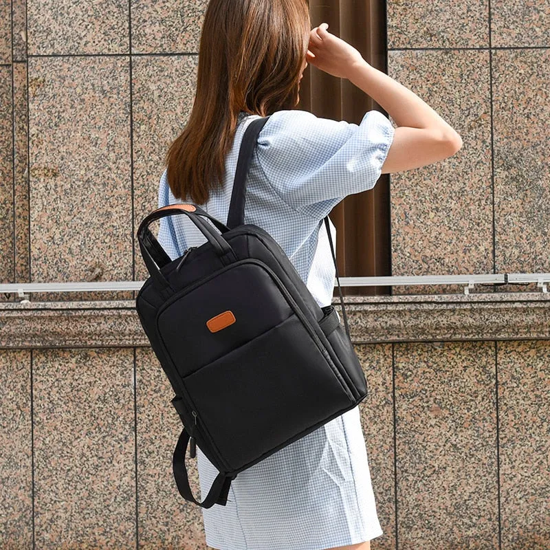 Back To School Waterproof Women Business Backpack Female Fashion Oxford Student School Backpacks Laptop Bag Casual Travel Backpack New Mochila