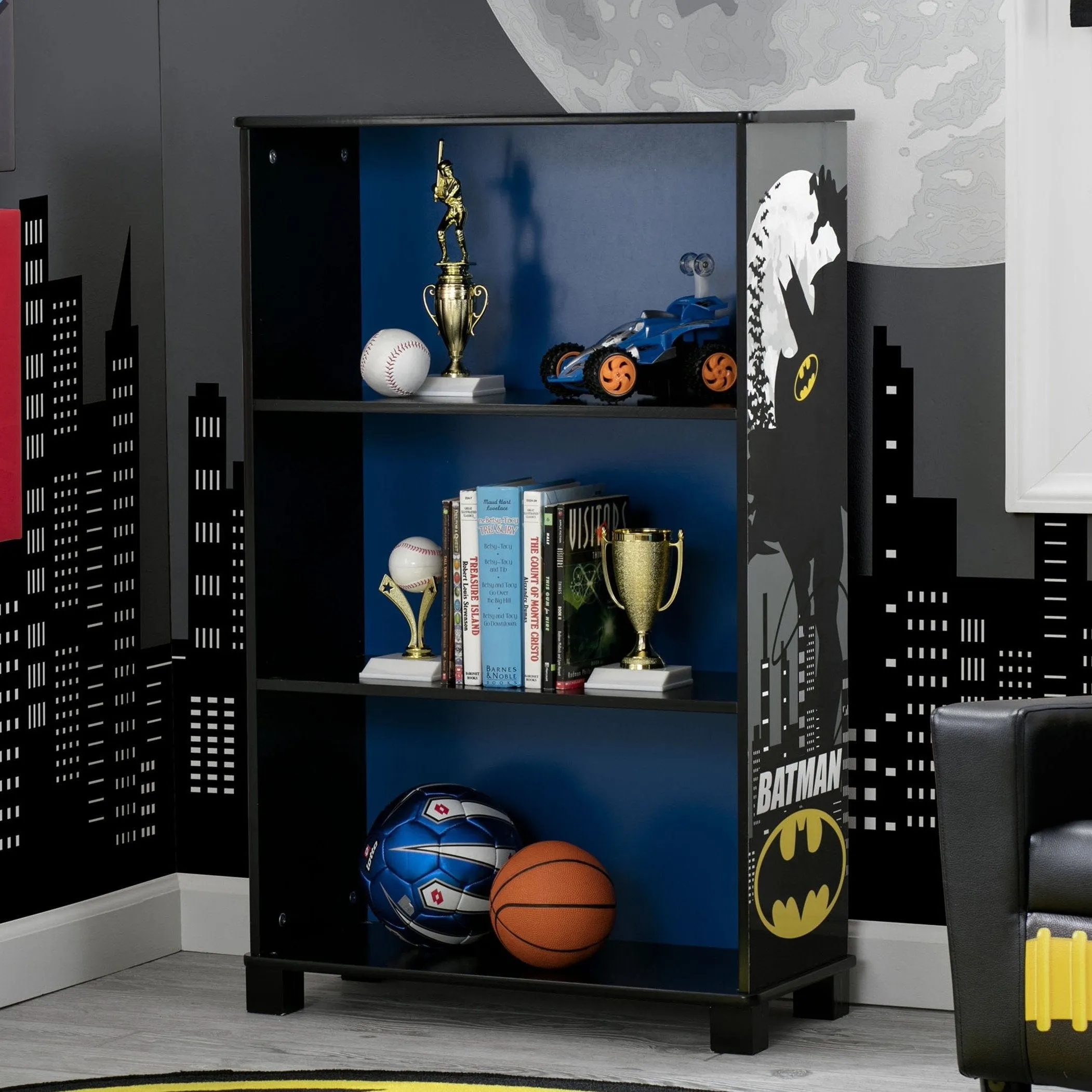 Batman Deluxe 3-Shelf Bookcase