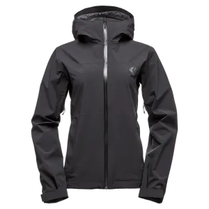 Black Diamond W Stormline Stretch Rain Shell- Black