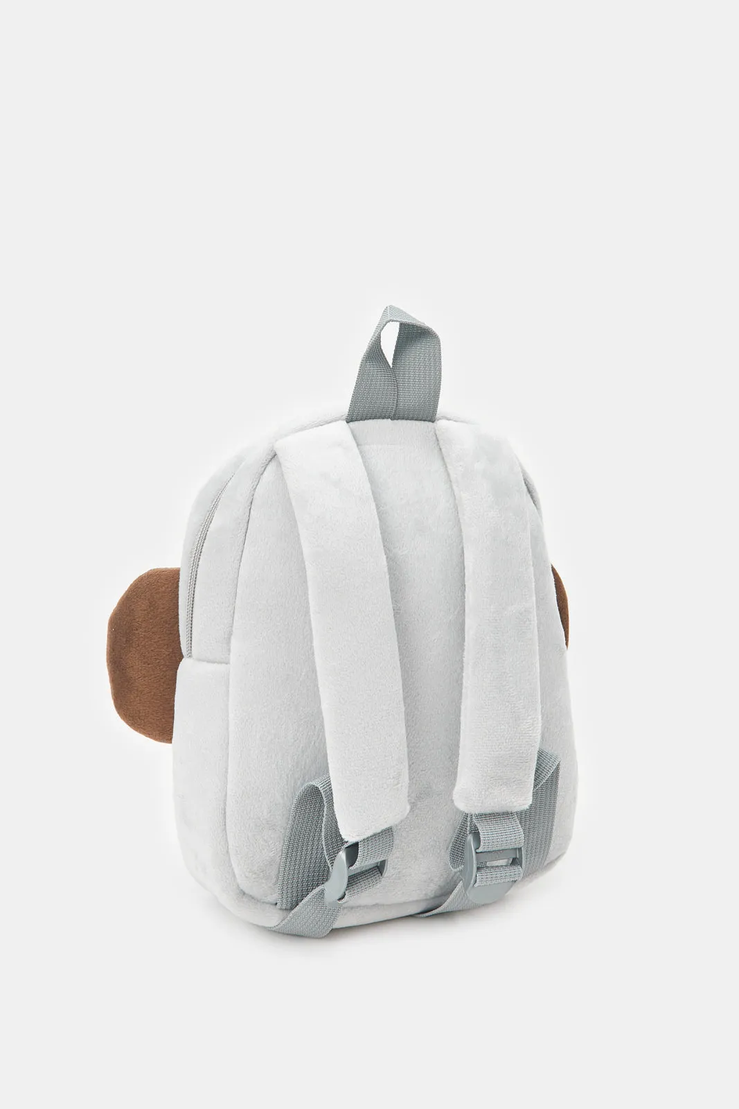 Boys Grey And Blue Elephant Backpack