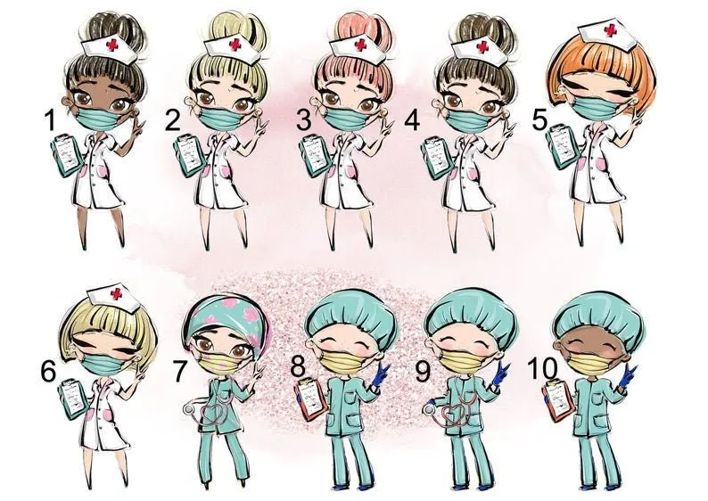 Choose Your Nurse Character Jute Bag