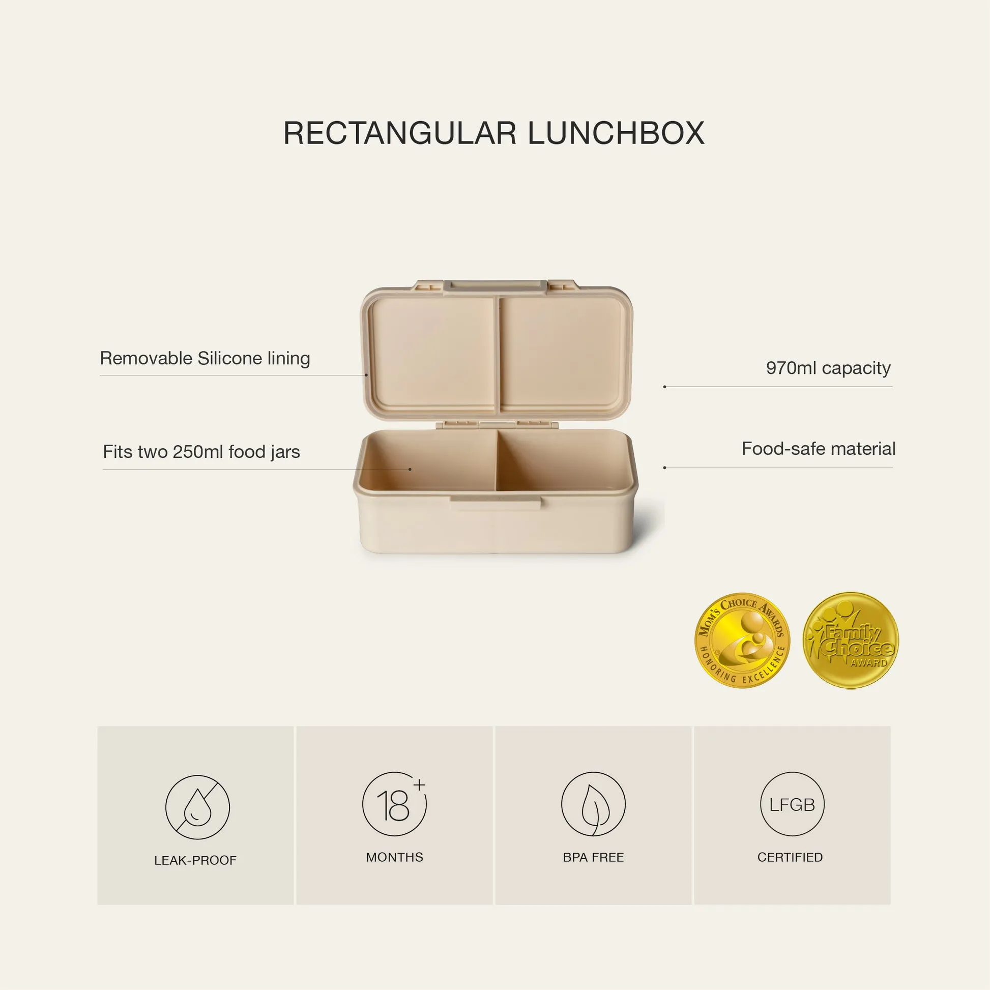 Citron Rectangle Lunchbox - Vehicles