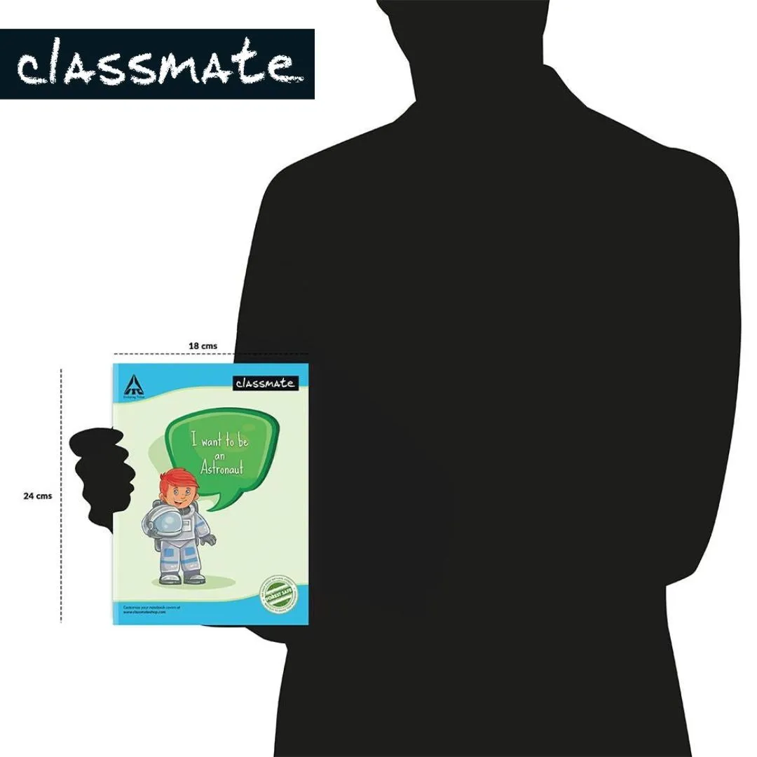 Classmate 3 in 1  Notebook - 172 pages (Pack Of 1)