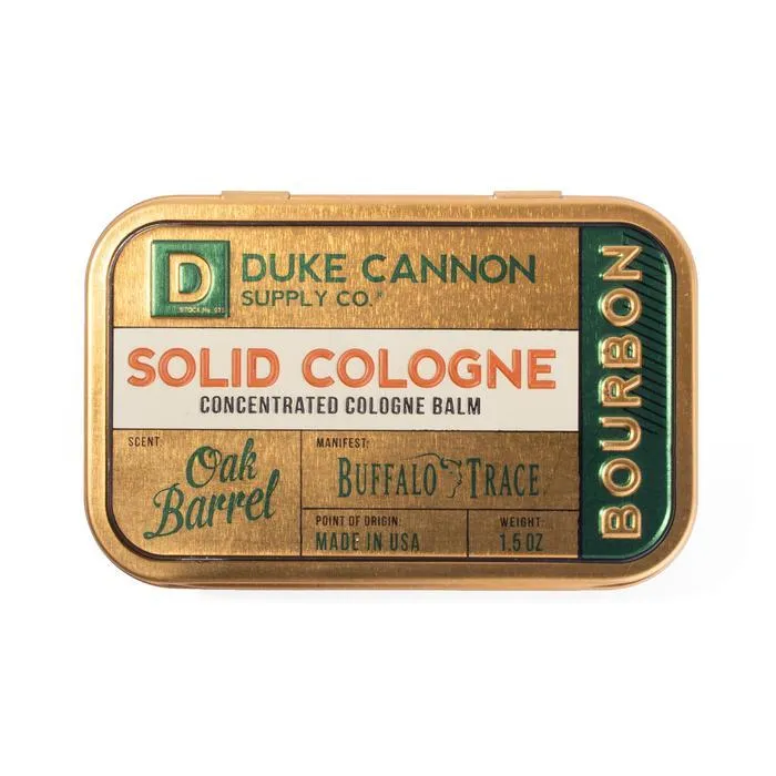 Duke Cannon Solid Cologne - Buffalo Trace Bourbon