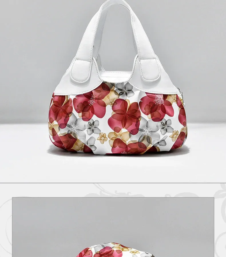 Ethnic Style K-style Spring/Summer Middle-Aged Printing Color Contrast Women's Bag