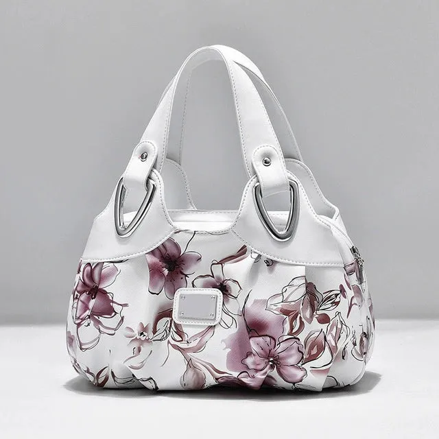 Ethnic Style K-style Spring/Summer Middle-Aged Printing Color Contrast Women's Bag