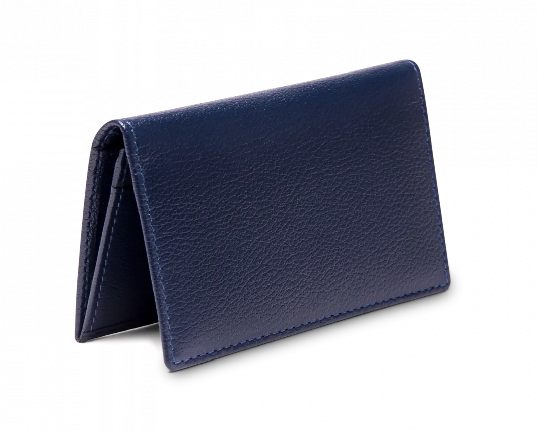 Ettinger Visiting Card Case in Marine Blue