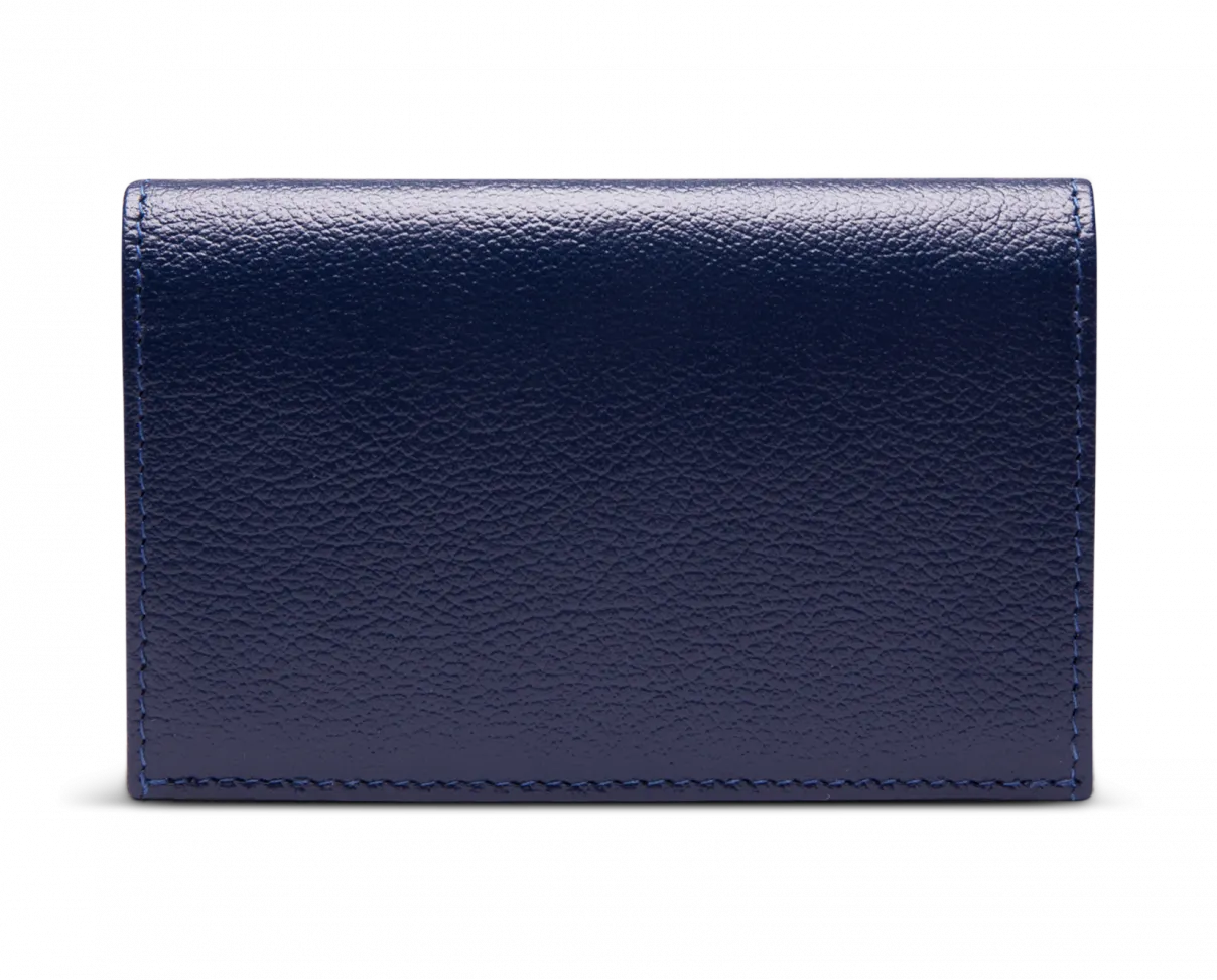 Ettinger Visiting Card Case in Marine Blue