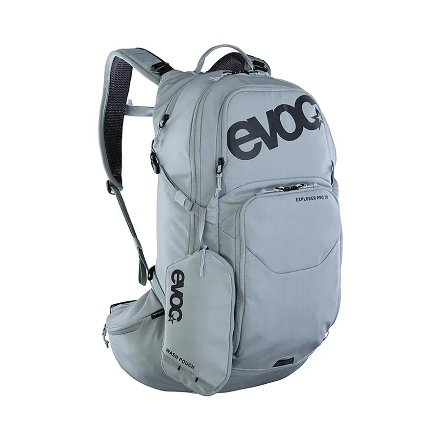 EVOC Explorer Pro Hydration Bag w/o Bladder - Versatile Touring Backpack for Shorter Torso Lengths