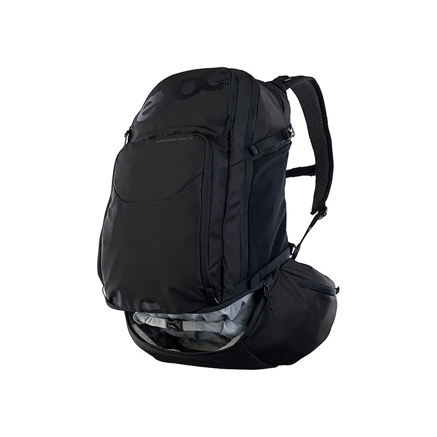 EVOC Explorer Pro Hydration Bag w/o Bladder - Versatile Touring Backpack for Shorter Torso Lengths