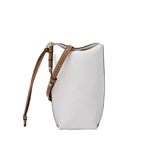 Fashionable High Quality Ladies' Genuine Leather Small Flap Phone Crossbody Bag