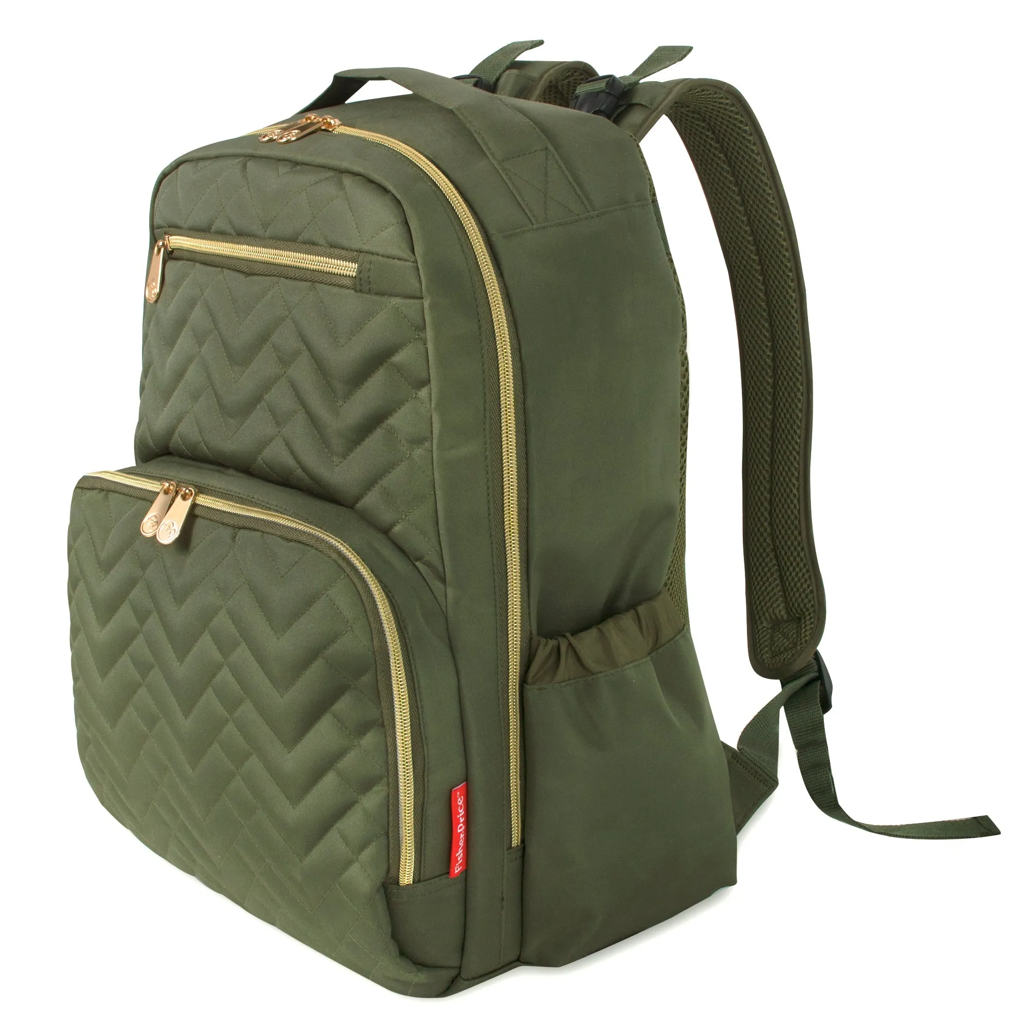 Fisher-Price Signature Morgan Backpack Diaper Bag - 	Olive