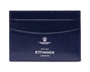 Flat Credit Card Case in Marine Blue