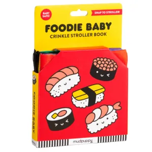 Foodie Baby Crinkle Stroller Book