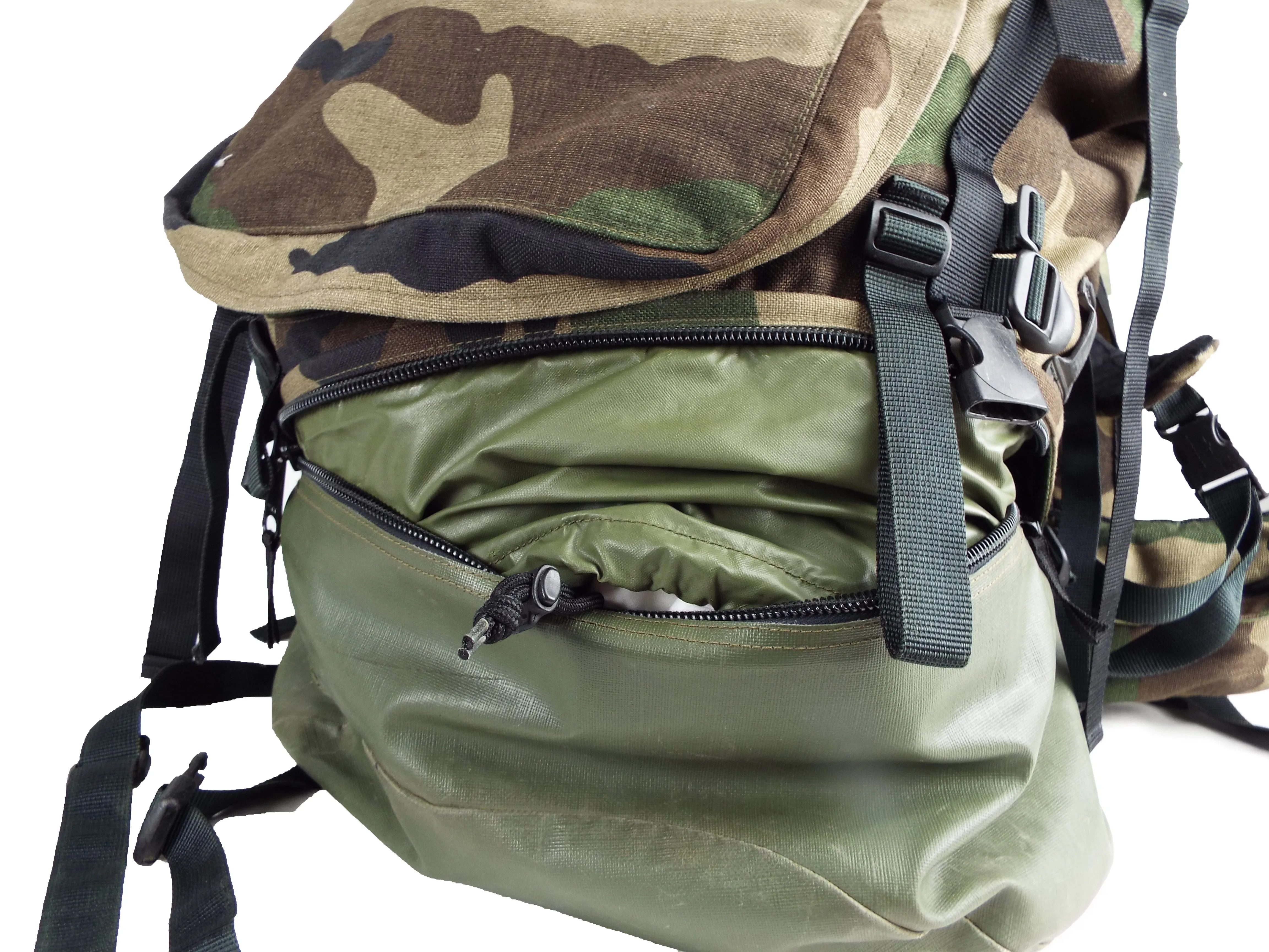 French Army - Woodland CCE - 100 Litre Rucksack - Grade 1