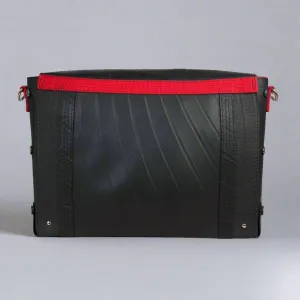 Handmade Recycled Rubber Satchel / Messenger Bag: A Timeless Classic