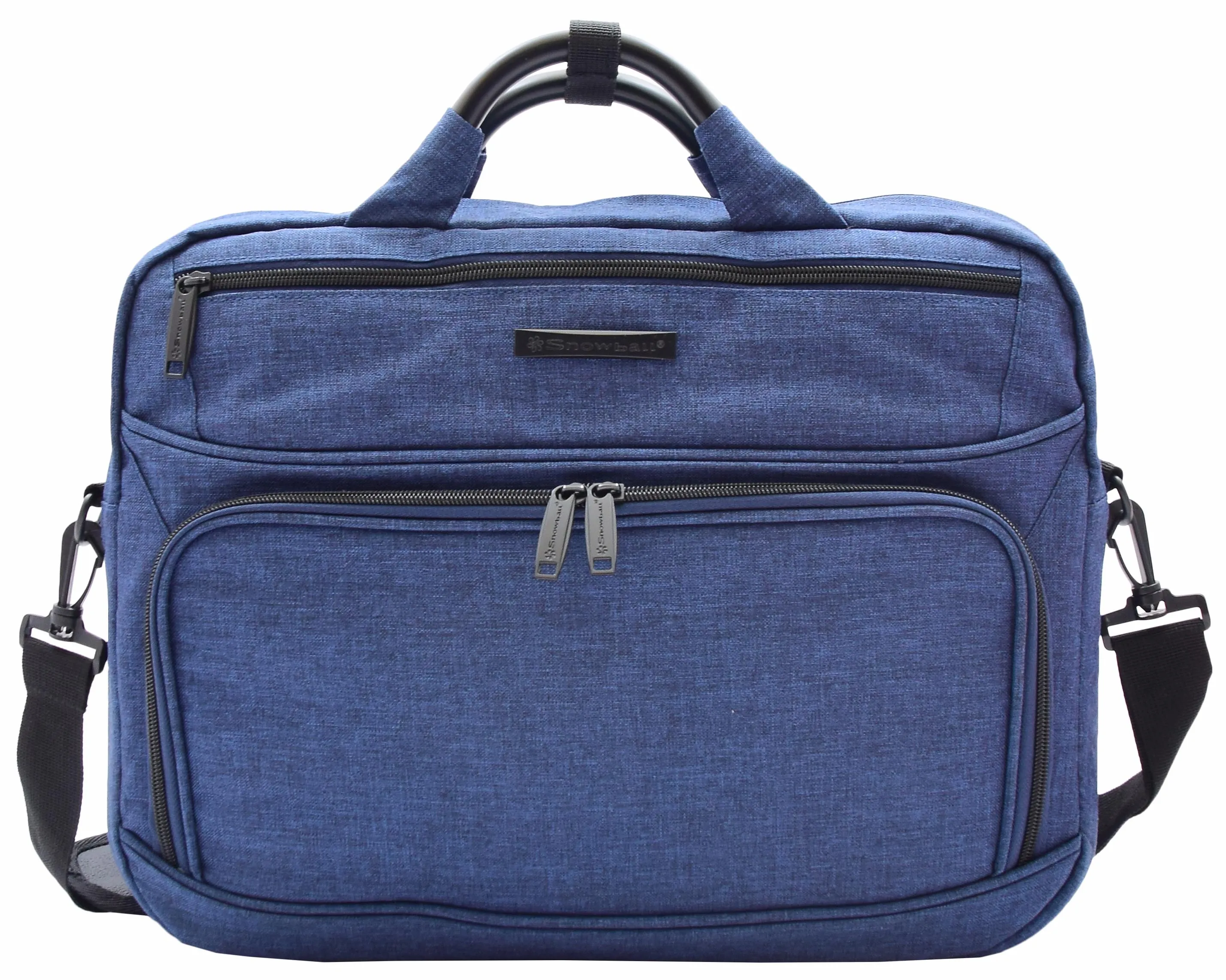 Laptop Bag Casual Briefcase Satchel Soft Polyester Jean Blue