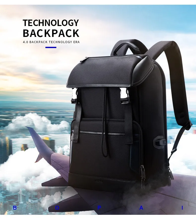 Large Capacity Top Loaded Travel USB Charging Laptop Backpack