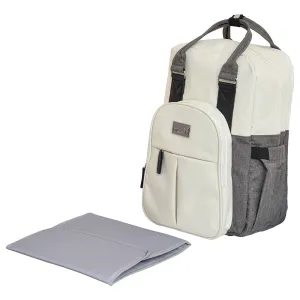 Moon Luca Diaper Backpack (Grey Melange)