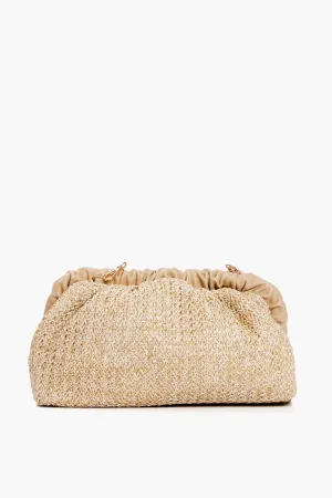 Natural Straw Delvina Clutch