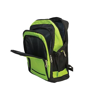 Nylon Backpack with 4 Compartments