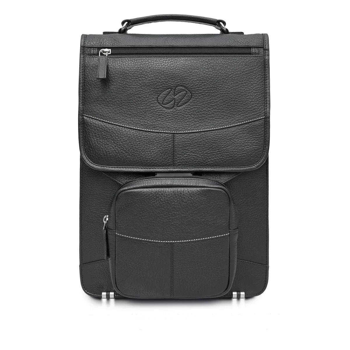 Premium Leather Briefcase Backpack