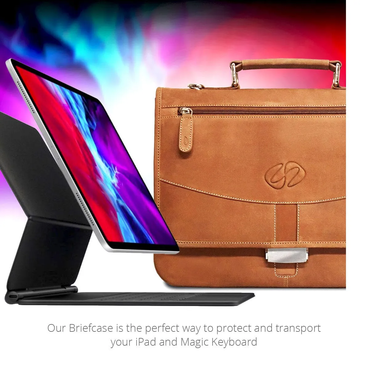 Premium Leather iPad Pro Briefcase