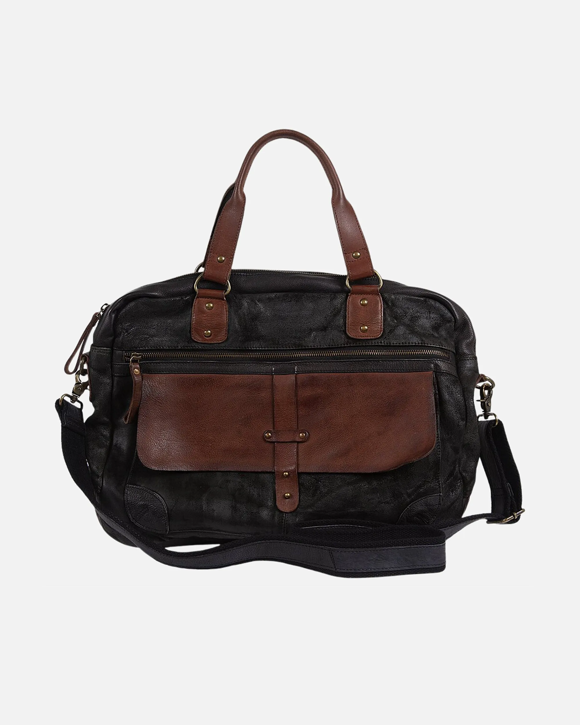 Products 2100 Daamen | Men's Leather Messenger Bag | Laptop Briefcase