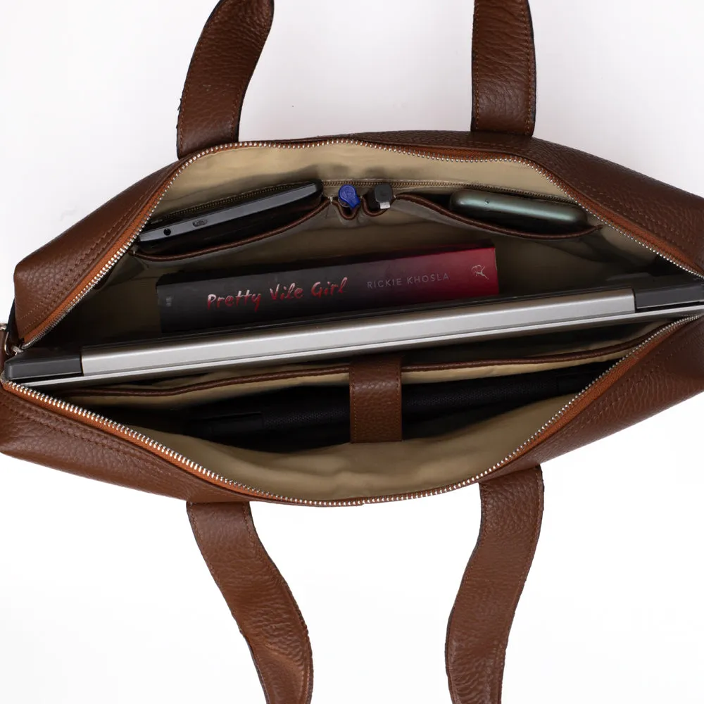 RL Floater Leather Laptop 15inch Messenger Office