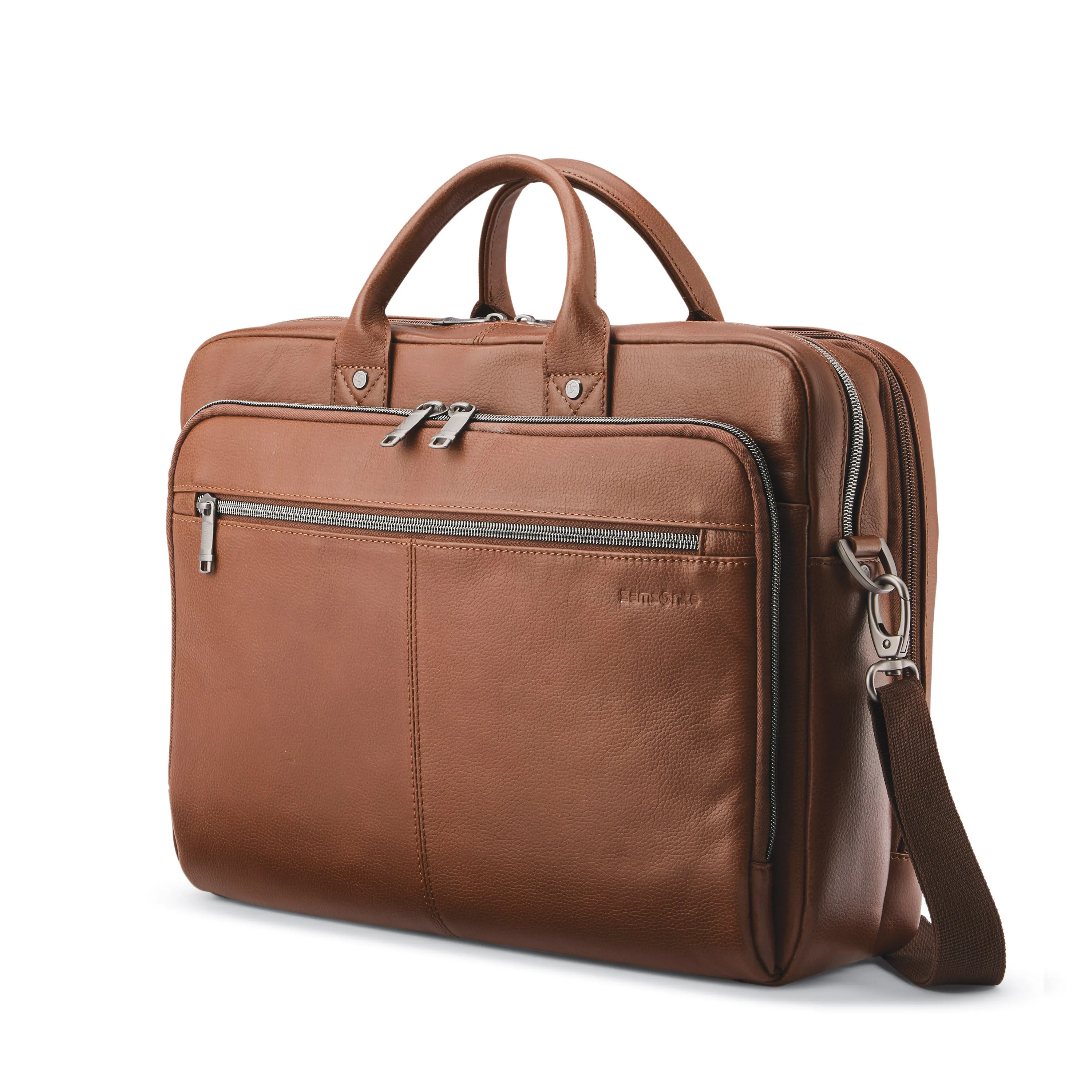 SAMSONITE CLASSIC LEATHER TOPLOADER