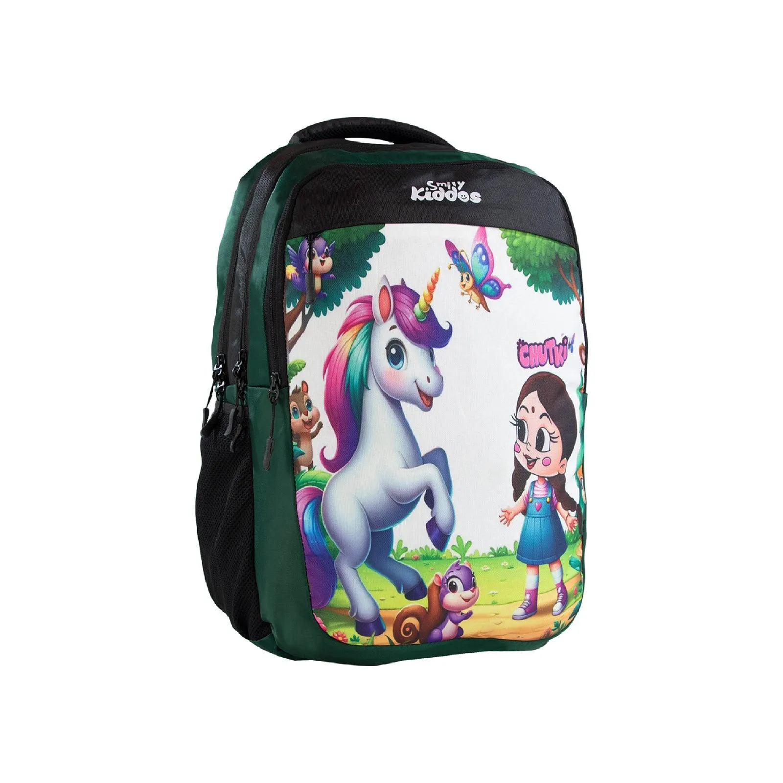 Smily Kiddos - Licensed Chhota Bheem Chutki Junior Backpack 1 - Green