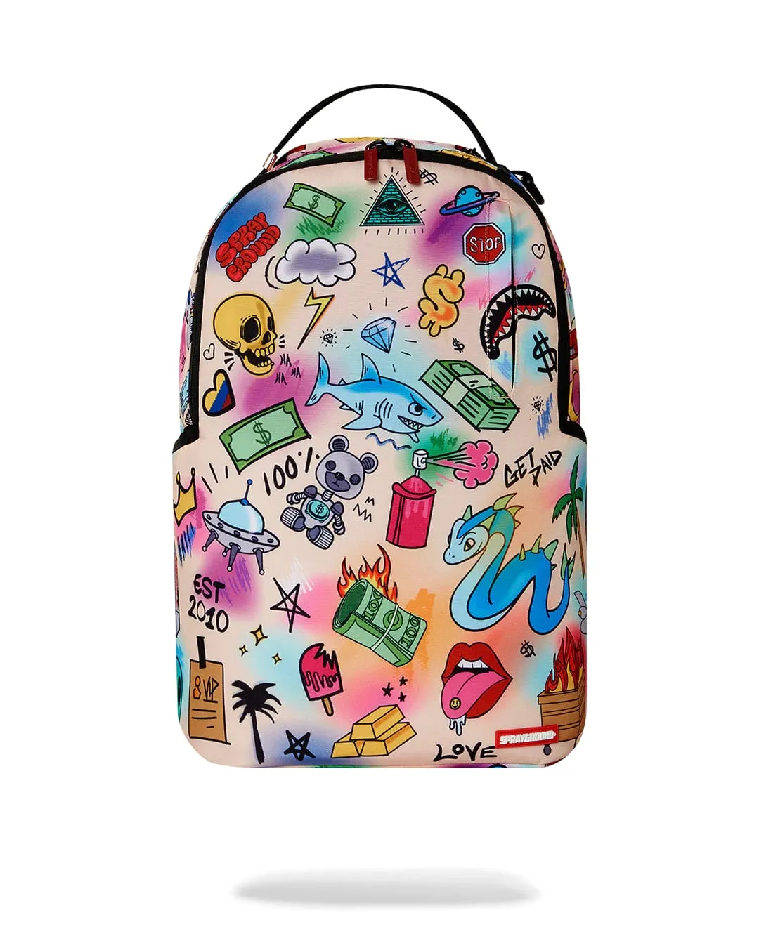 Sprayground Doodle Character Backpack B6636