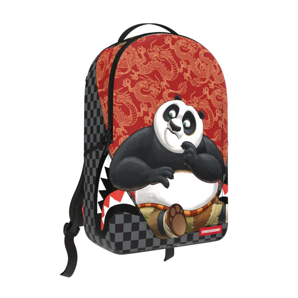 Sprayground Kung Fu Panda Curtain Sitting Backpack B6695