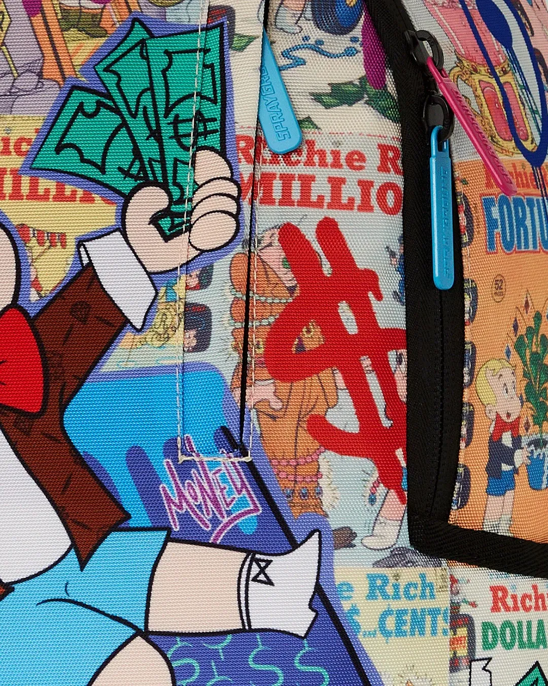 Sprayground Richie Rich Comic and Street Art Backpack B6417