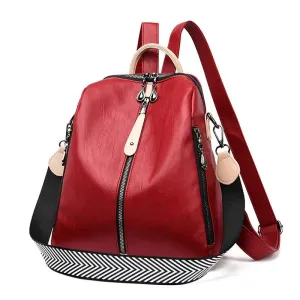 Stylish High-Quality Soft Leather Women's Backpack