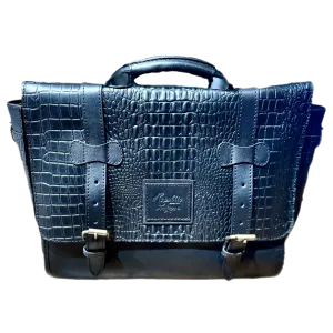 Texas Briefcase - Black Gator