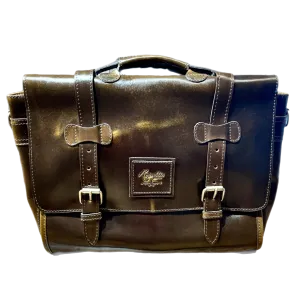 Texas Briefcase - Nicotine Calf