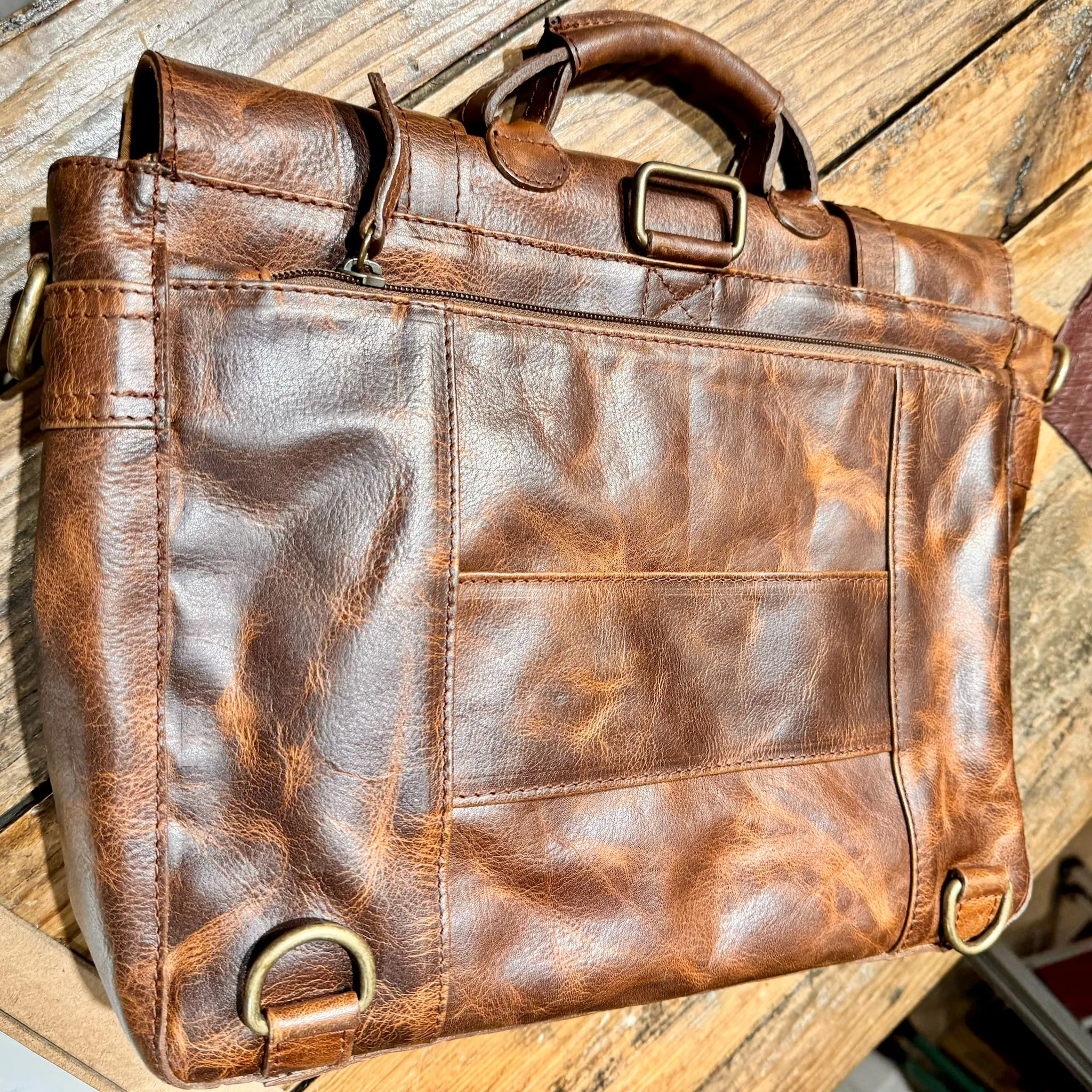 Texas Briefcase - Oil Tanned