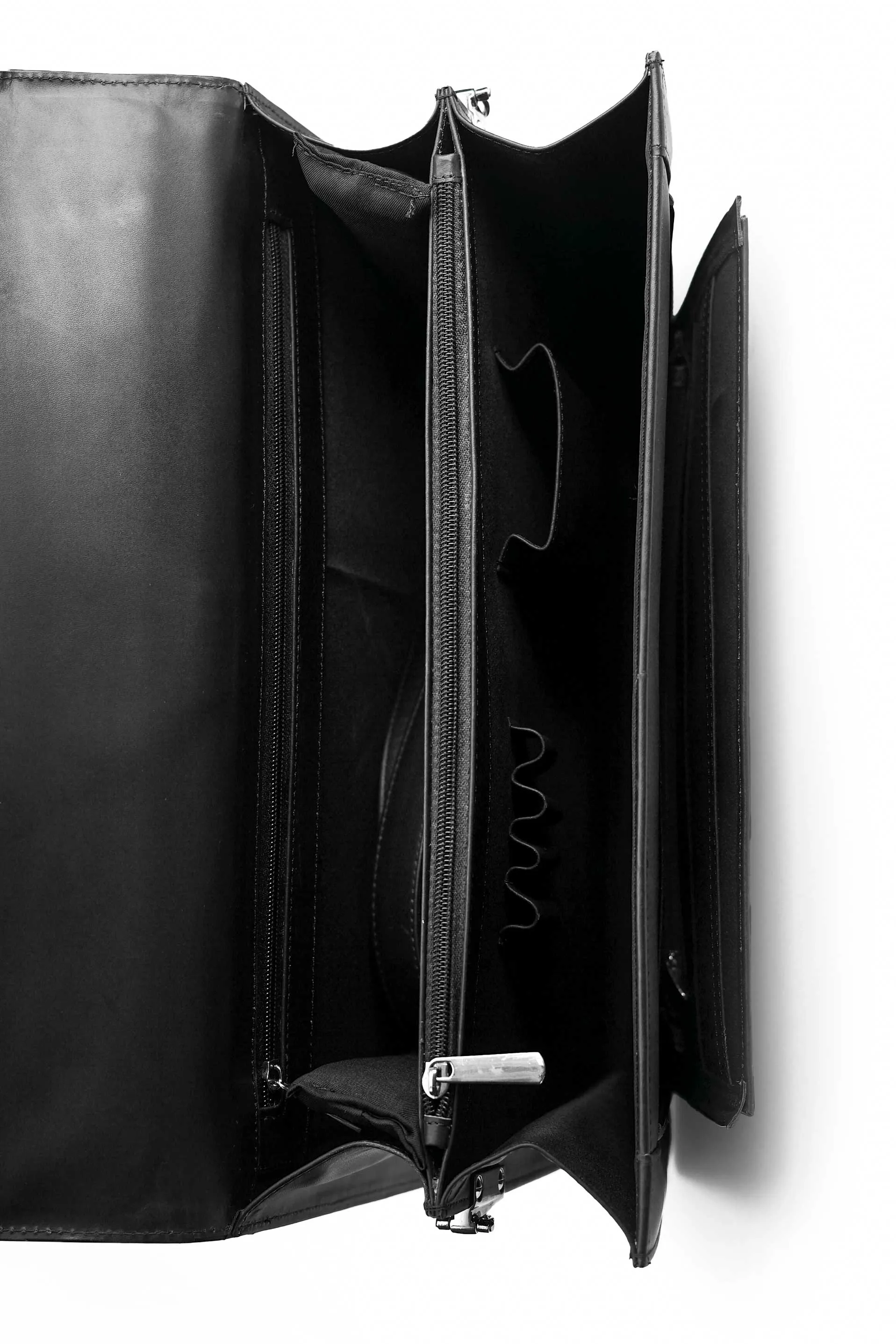 The Executive Leather Briefcase Office Bag With Laptop Compartment