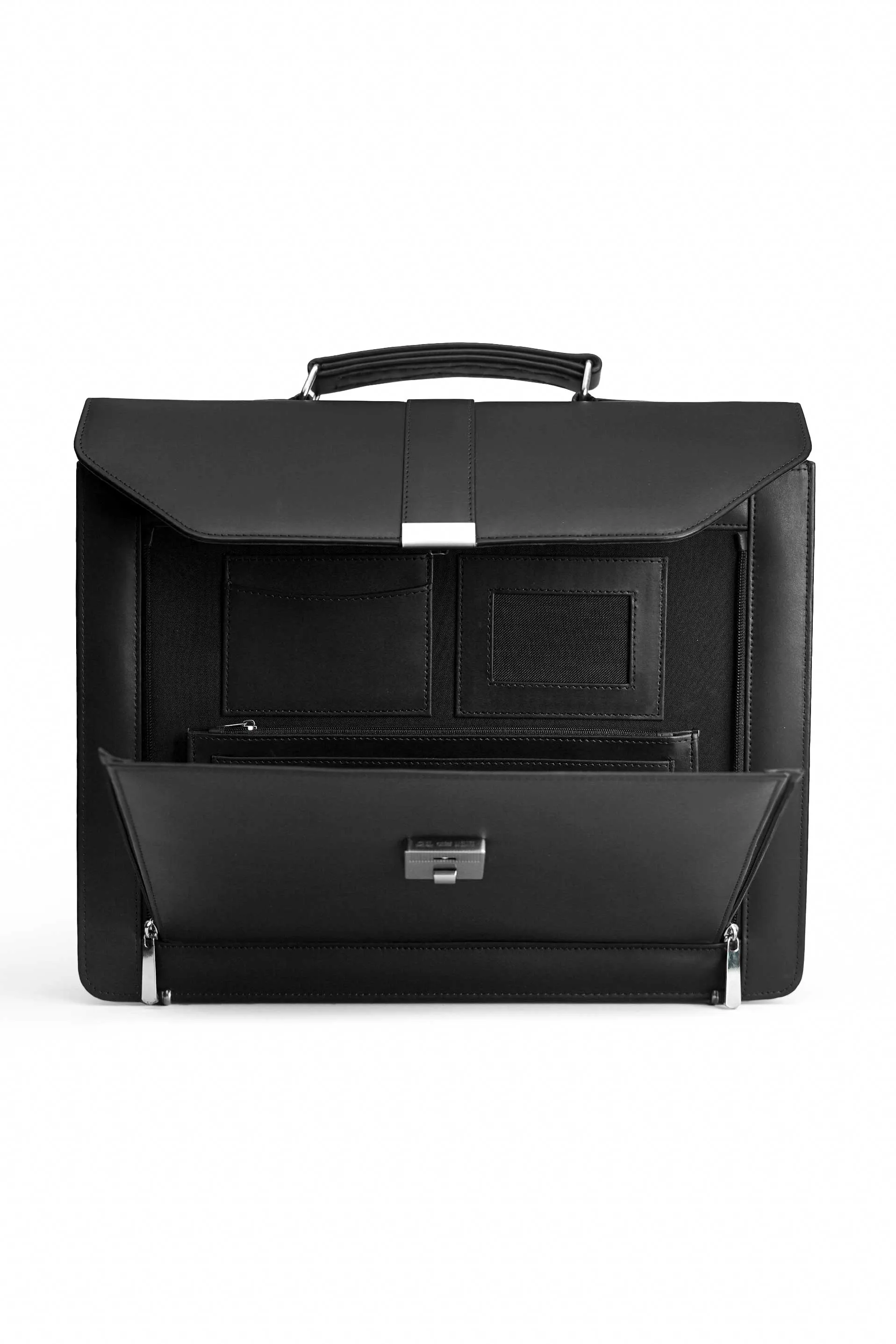 The Executive Leather Briefcase Office Bag With Laptop Compartment