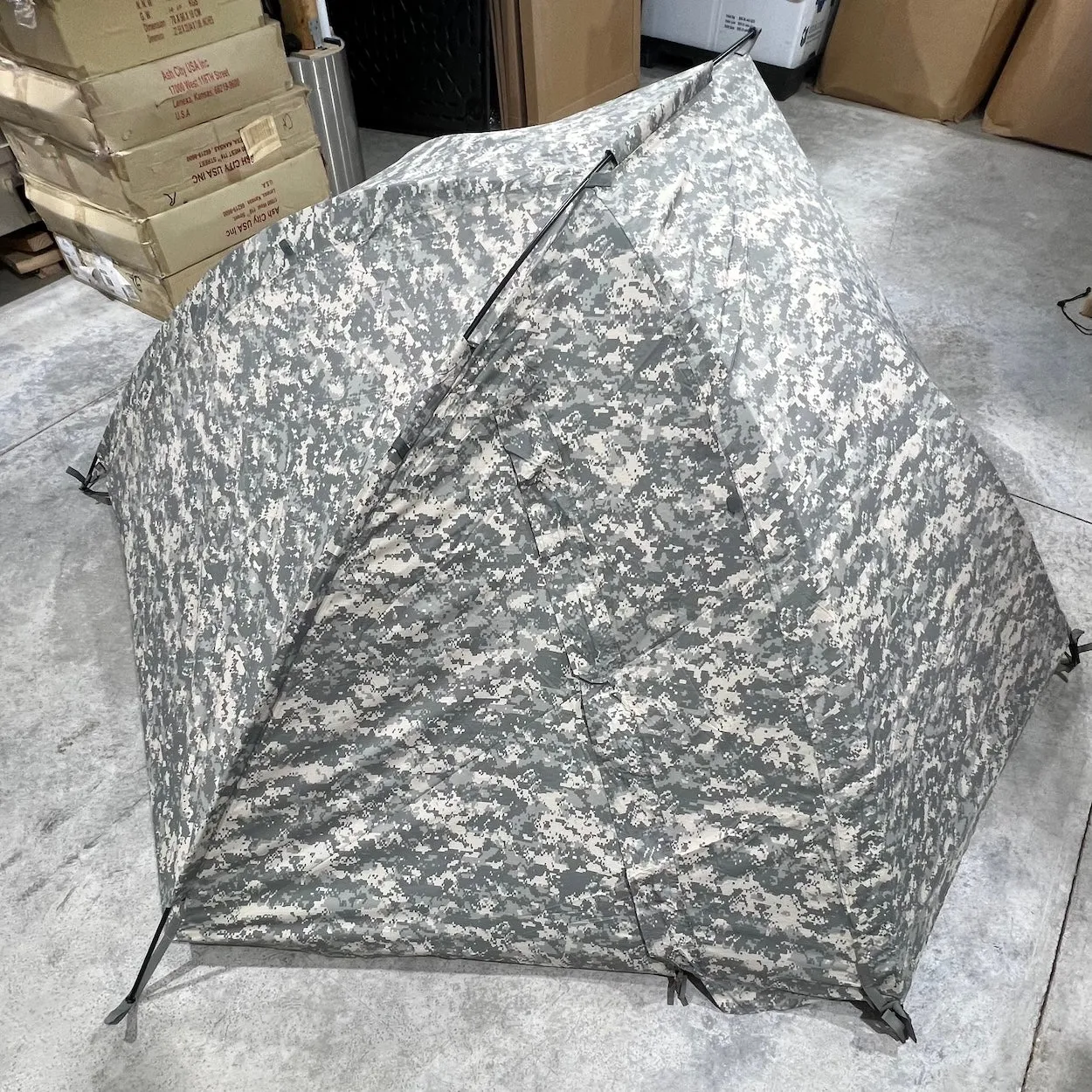 US Military Tent Combat Shelter System One-Person ACU Digital