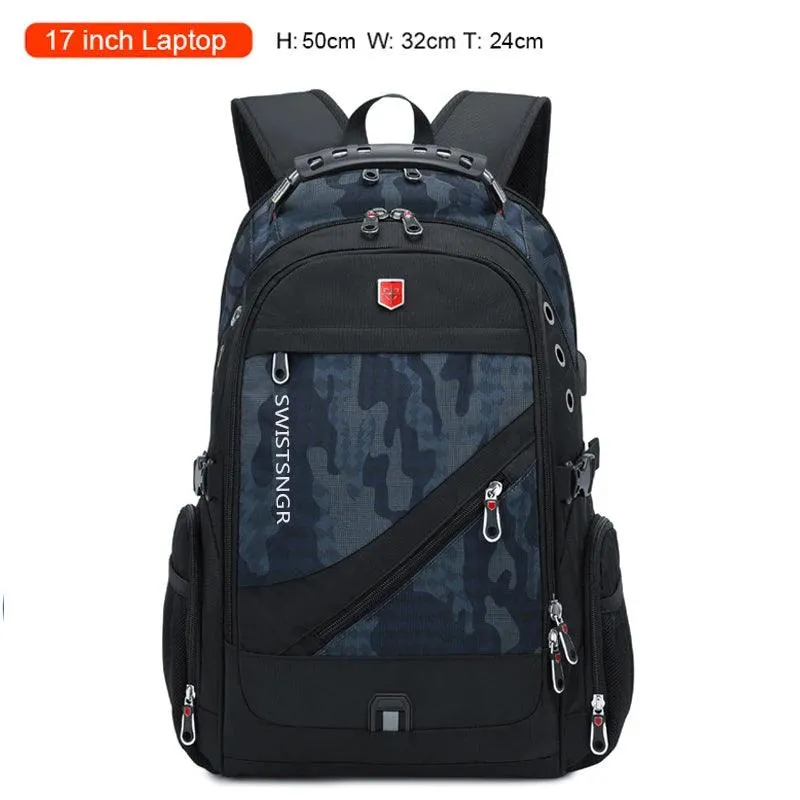 Waterproof Laptop Backpack with USB Port