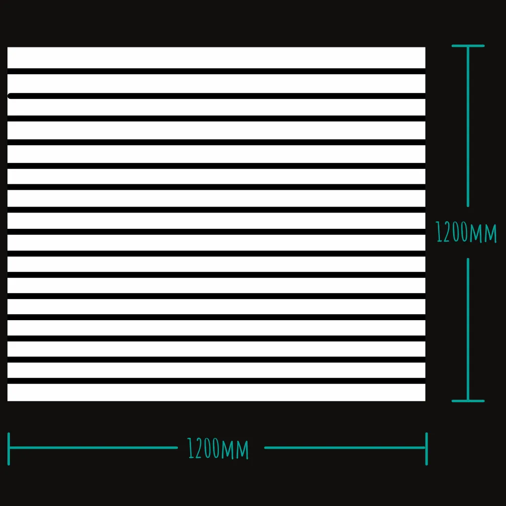 White Slatwall Panel Pack